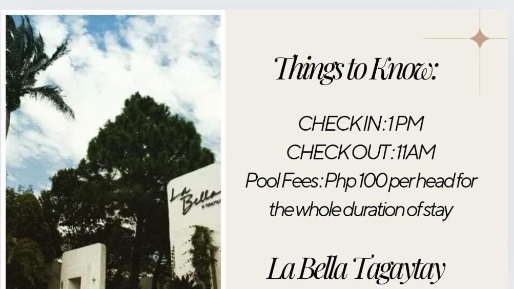 Retreat Haven In La Bella Tagaytay Apartment Tagaytay City Room photo